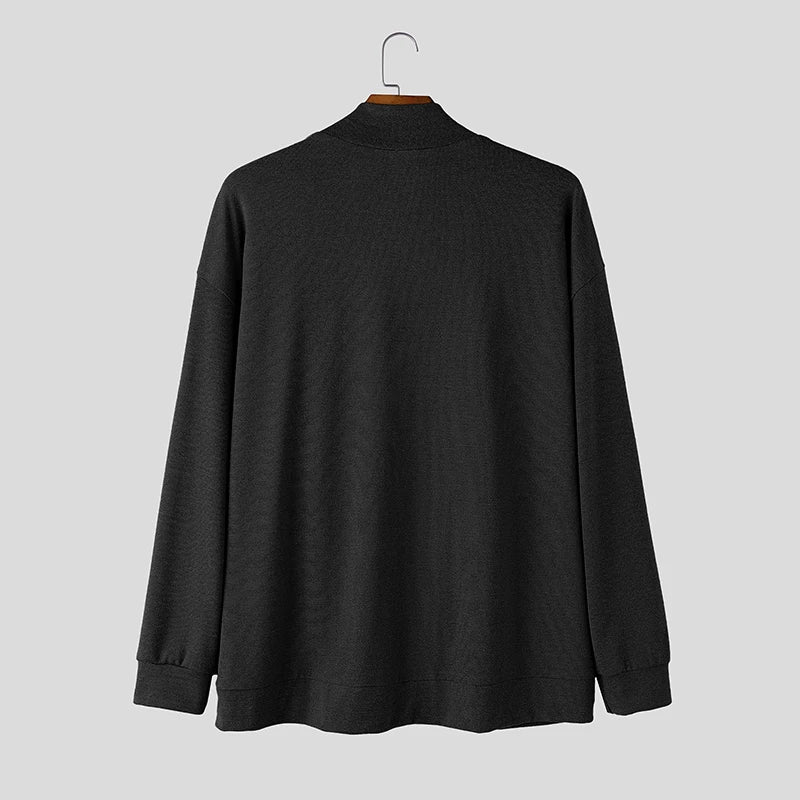 The Brentwood Men’s Open Front Pocket Knit Cardigan