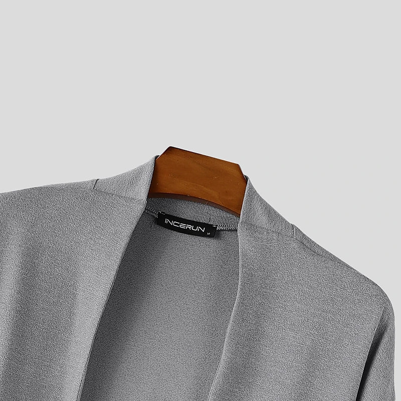 The Brentwood Men’s Open Front Pocket Knit Cardigan