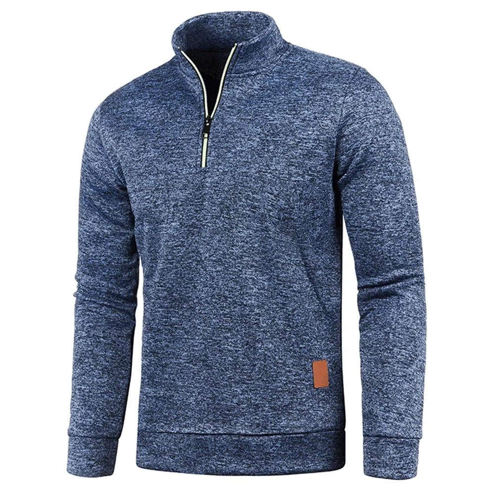 The Highland Half Zip Sweater – Fleece Pullover Sweatshirt for Men