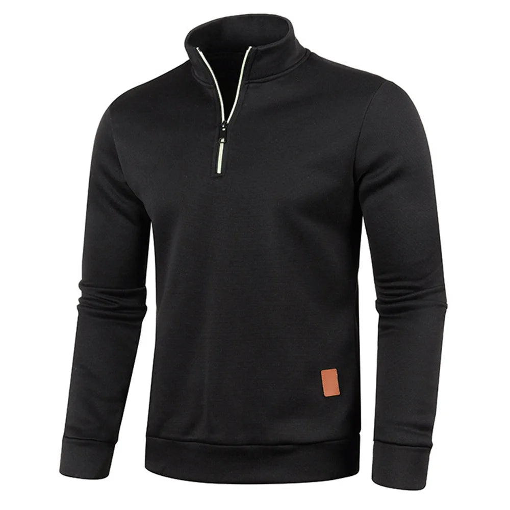 The Highland Half Zip Sweater – Fleece Pullover Sweatshirt for Men