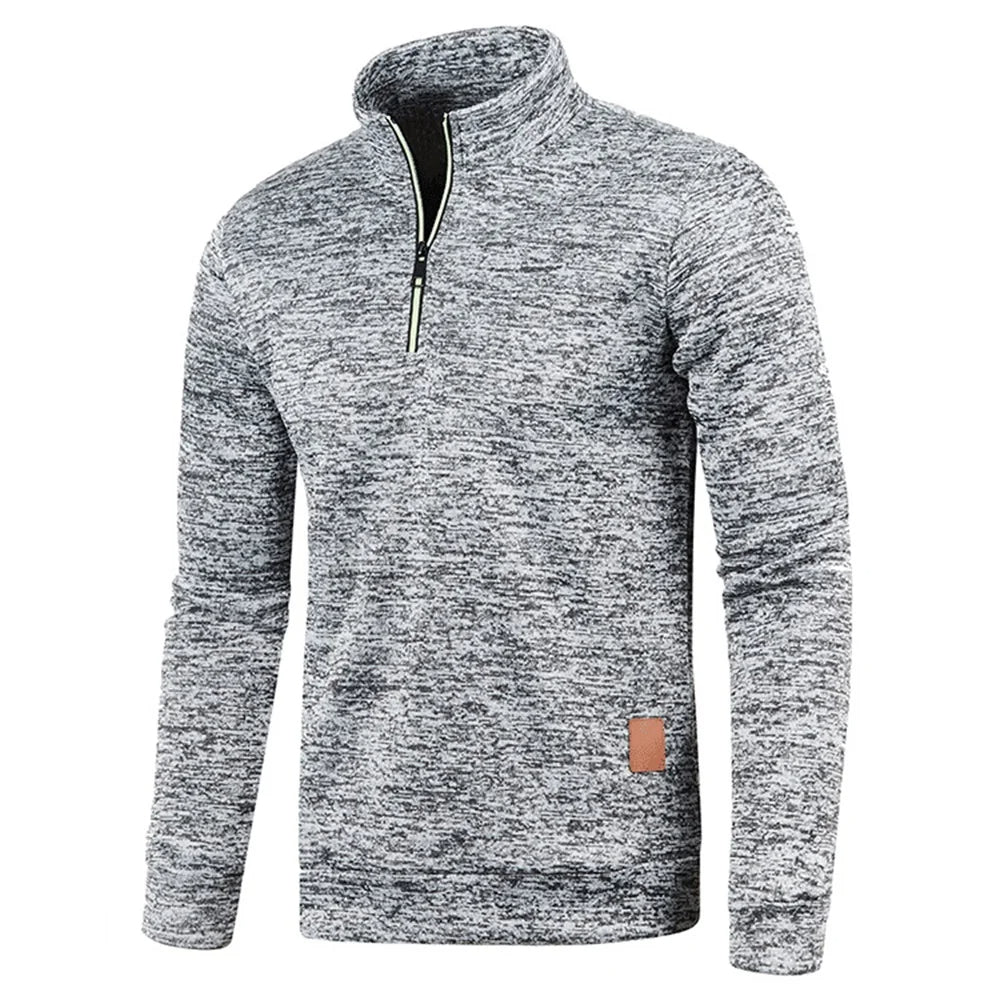The Highland Half Zip Sweater – Fleece Pullover Sweatshirt for Men