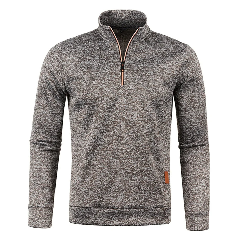 The Highland Half Zip Sweater – Fleece Pullover Sweatshirt for Men
