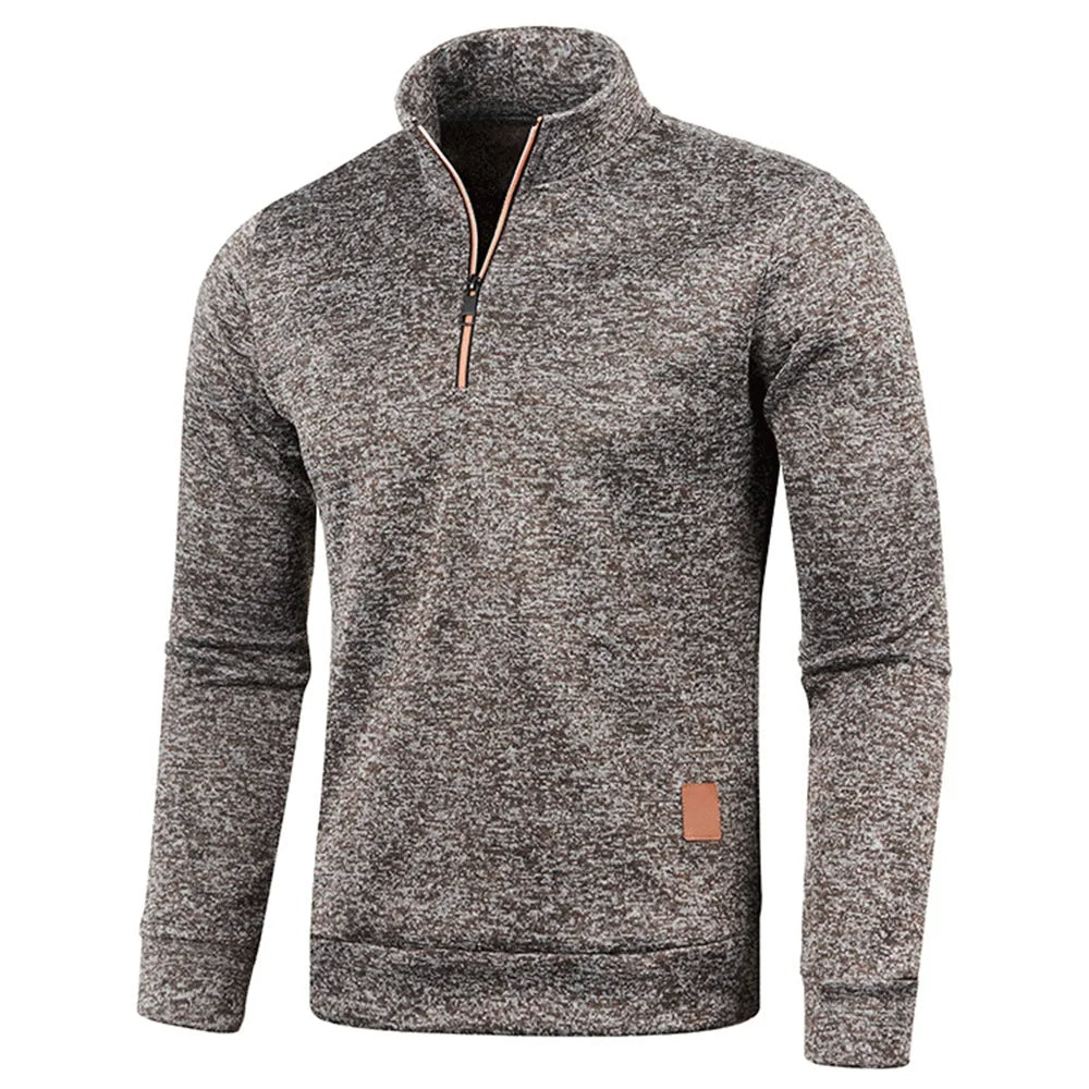 The Highland Half Zip Sweater – Fleece Pullover Sweatshirt for Men