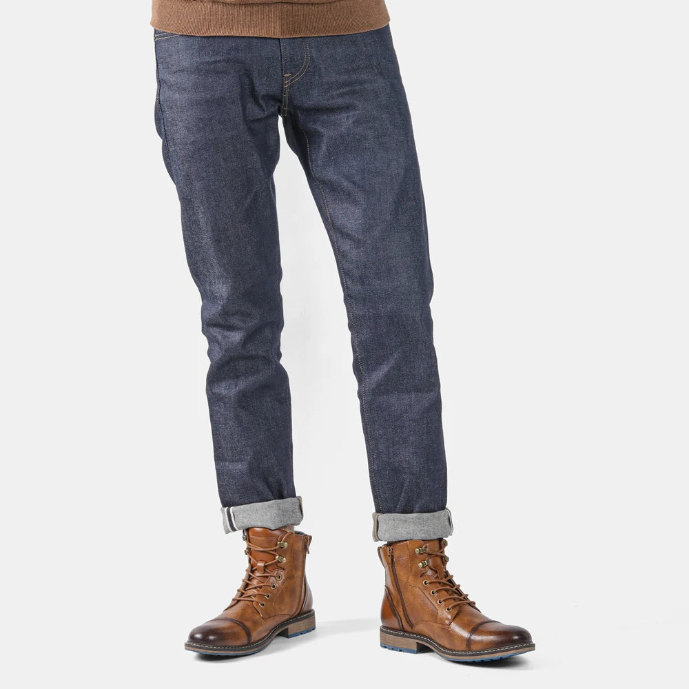 The Derbyshire Men's Rugged Adventure Outdoor Leather Boots