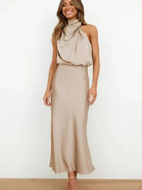Women's Sleeveless Occasion Maxi Dress