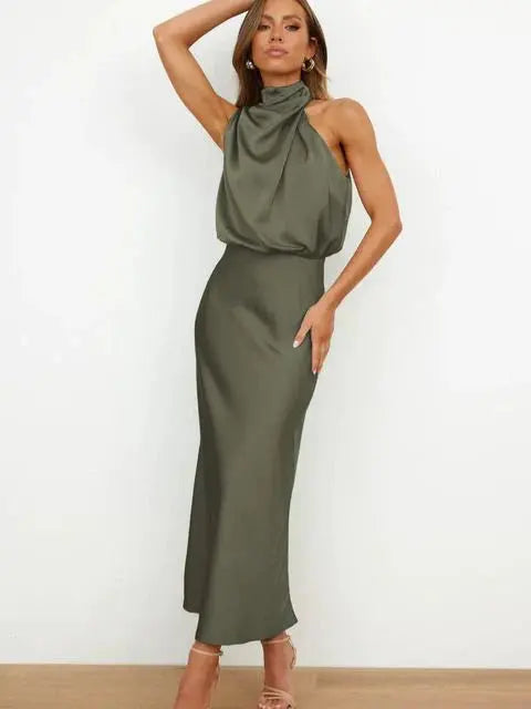 Women's Sleeveless Occasion Maxi Dress
