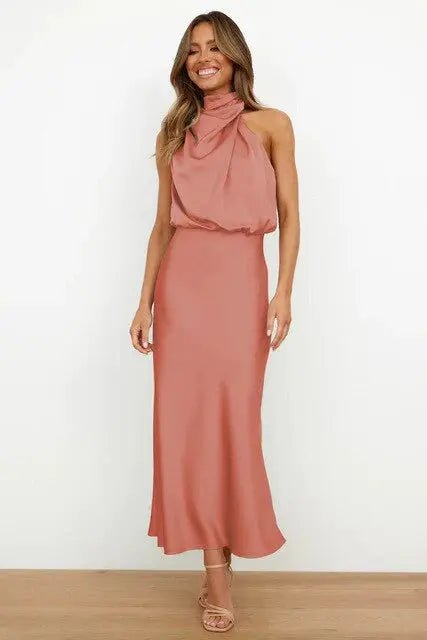 Women's Sleeveless Occasion Maxi Dress