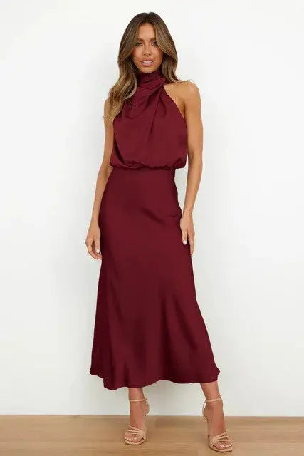 Women's Sleeveless Occasion Maxi Dress