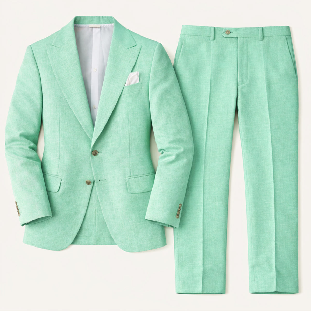 The Lausanne Men’s Casual Linen Suit Set – Blazer & Pants