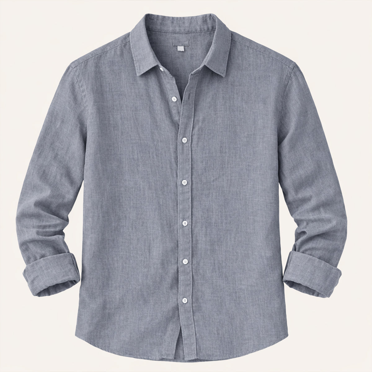 The Willowcrest Park Men's Lightweight Linen Summer Casual Button Up Shirt
