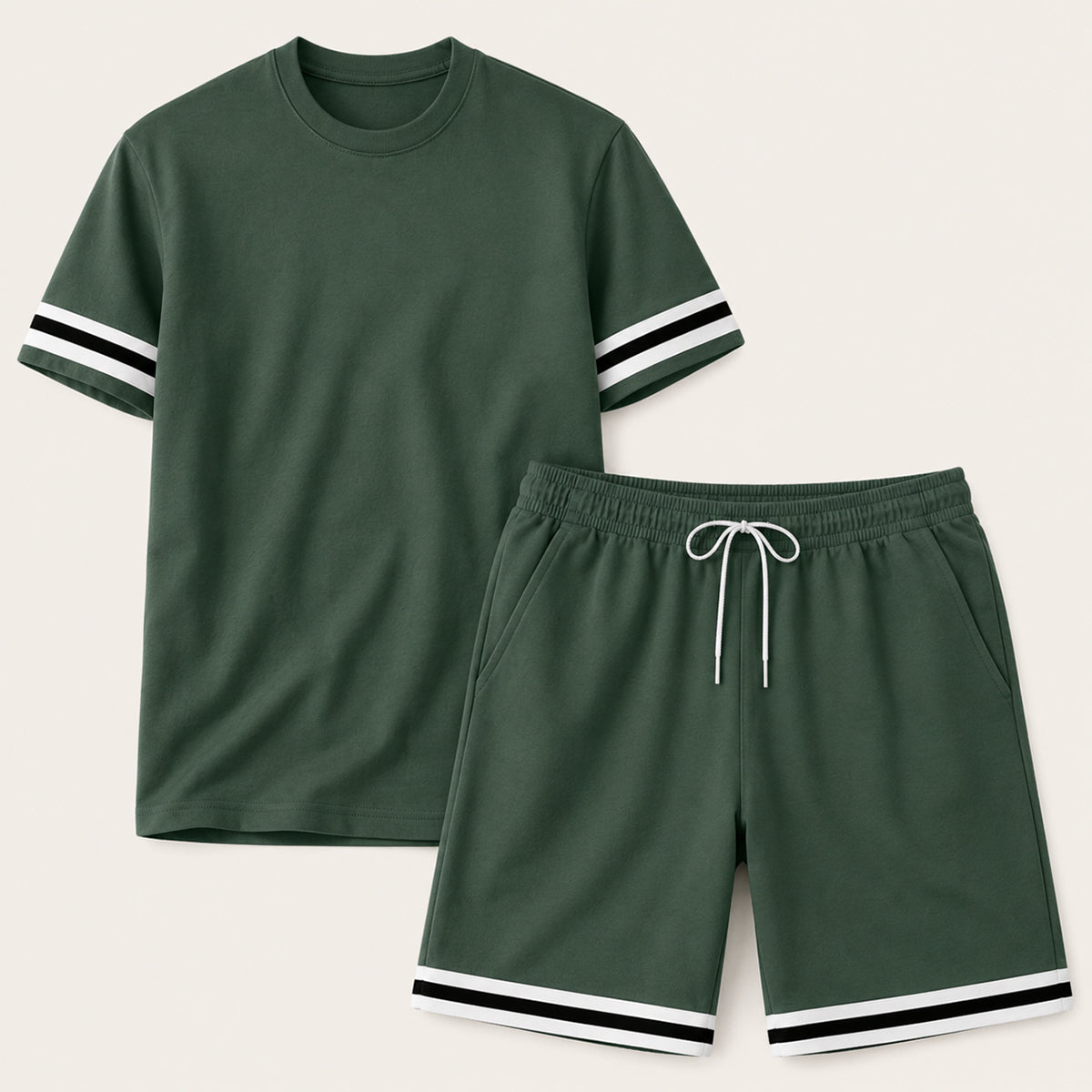 The Modena Men’s Trendy Summer Set – T Shirt and Shorts