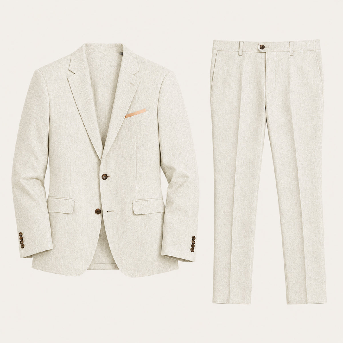 The Ashmeadow Men’s Lightweight Linen 2 Piece Set – Blazer & Pants