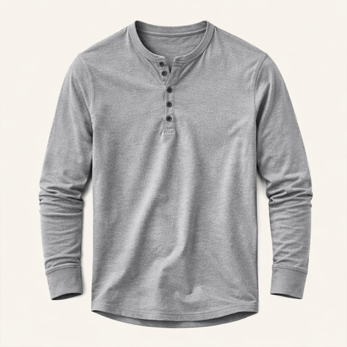 The Meadowcrest Hill Men’s Breathable Cotton Blend Henley Shirt