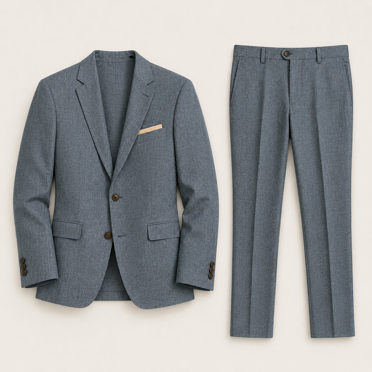 The Ashmeadow Men’s Lightweight Linen 2 Piece Set – Blazer & Pants