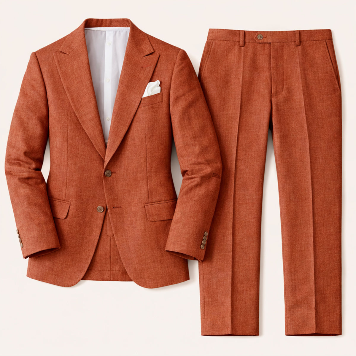 The Lausanne Men’s Casual Linen Suit Set – Blazer & Pants