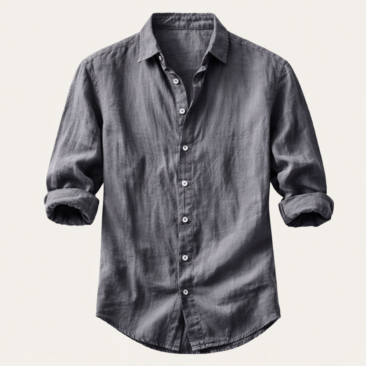The Pinecrest Fall Men’s Casual Lightweight Linen Blend Button Down Shirt