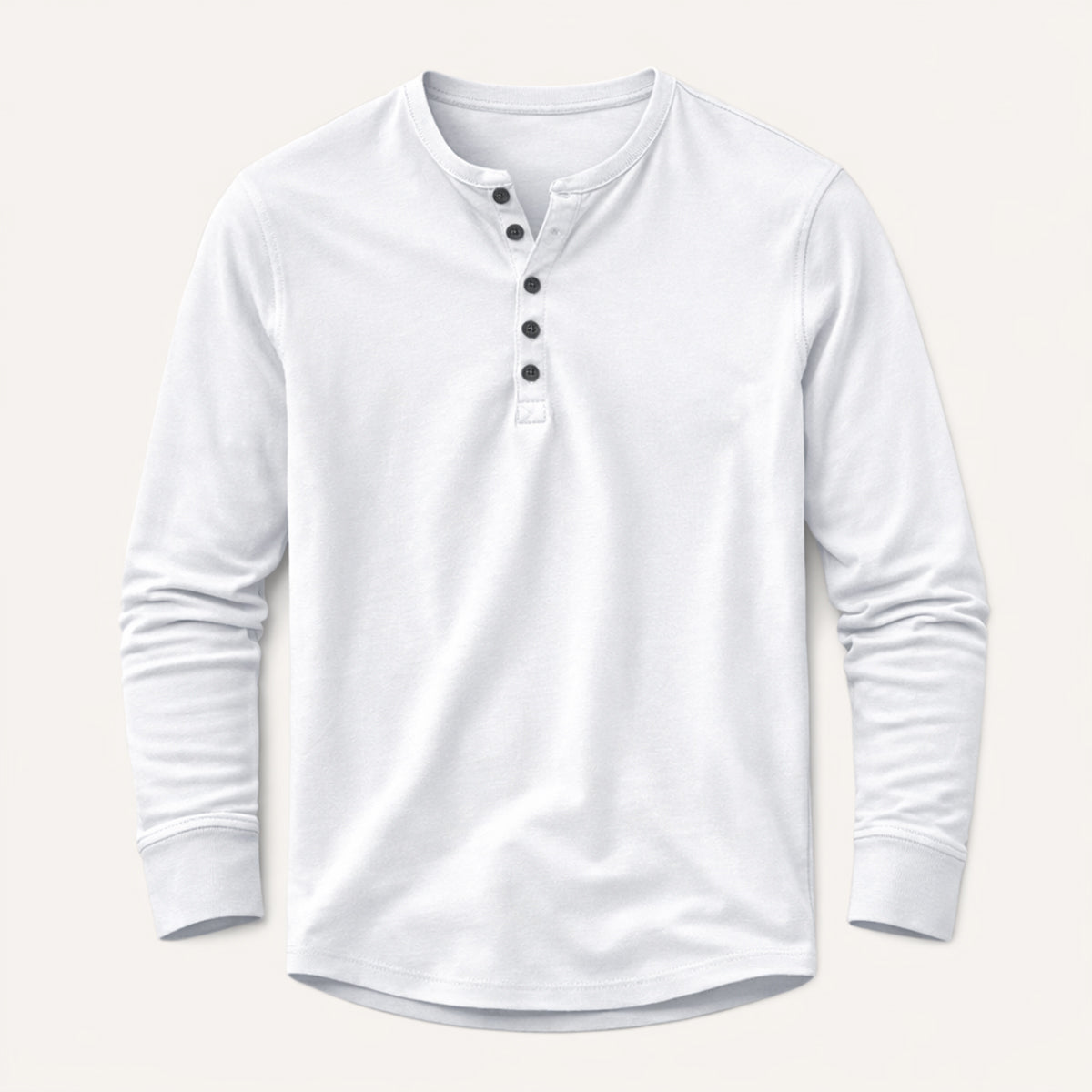 The Meadowcrest Hill Men’s Breathable Cotton Blend Henley Shirt
