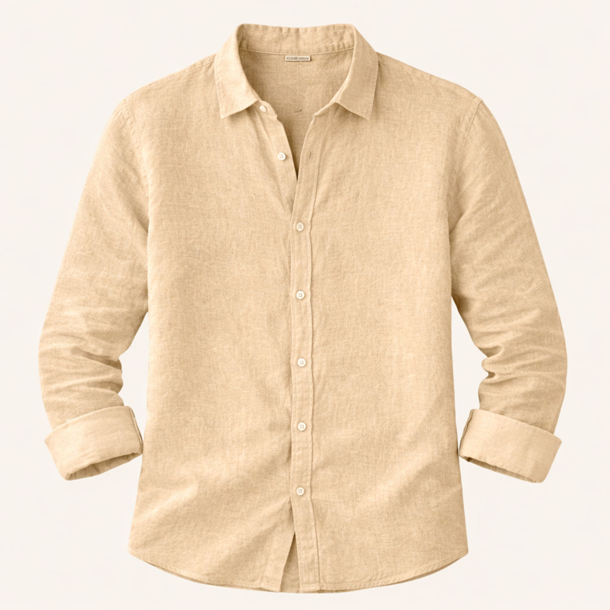 The Willowcrest Park Men's Lightweight Linen Summer Casual Button Up Shirt