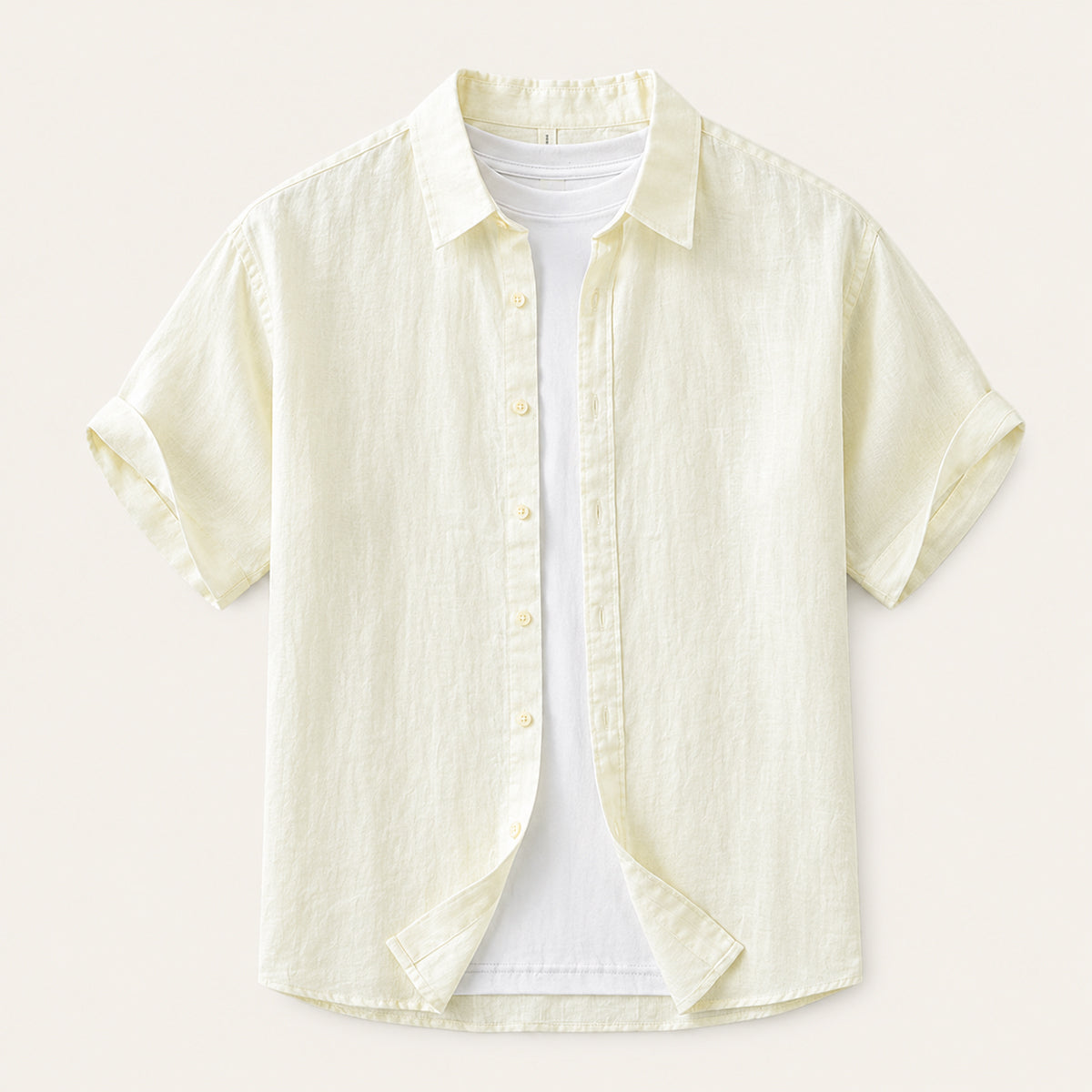The Willow Lake Men’s Linen Slim Fit Breathable Shirt