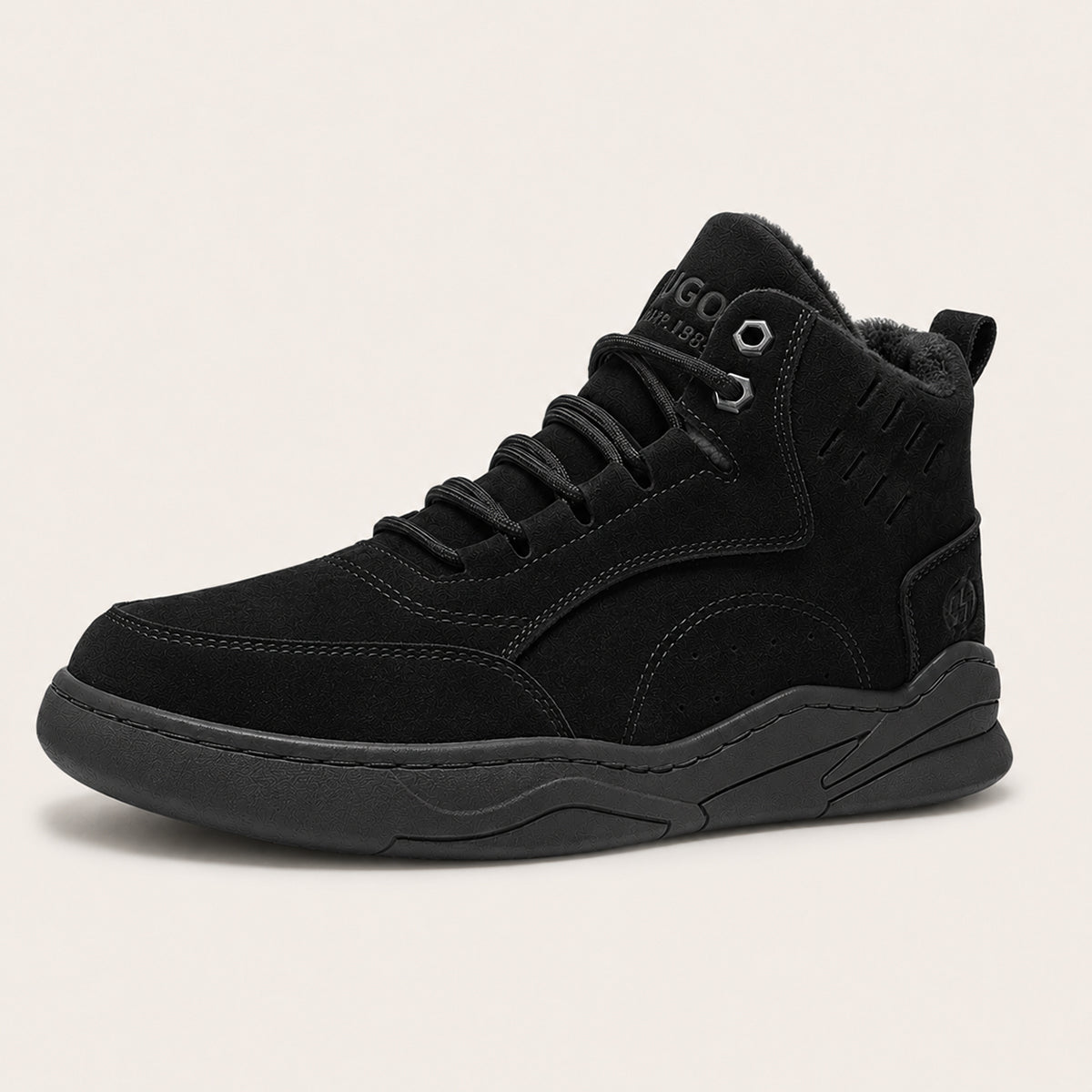 The Cedarforest Men’s Winter Fur Lined High Top Snow Boots