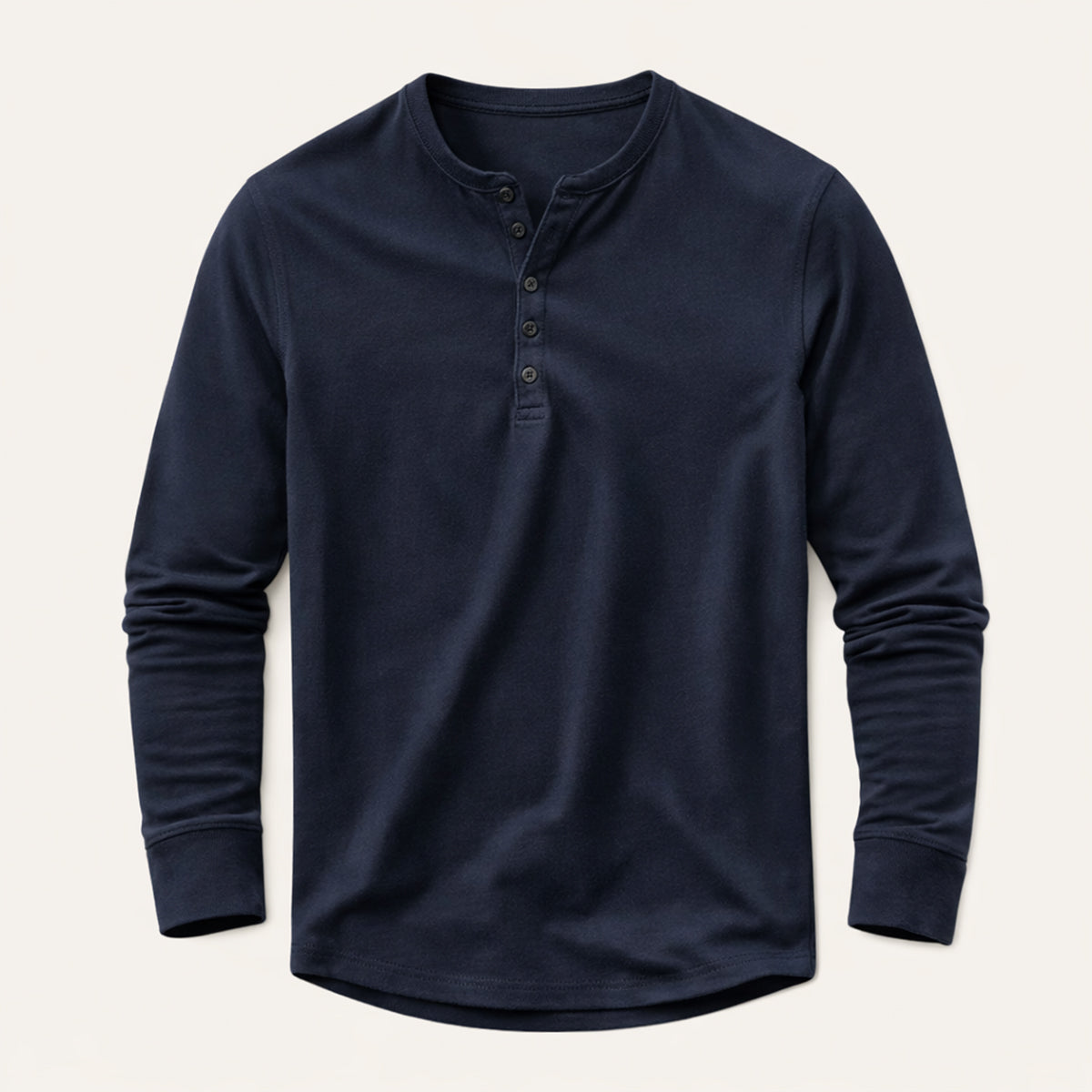 The Meadowcrest Hill Men’s Breathable Cotton Blend Henley Shirt