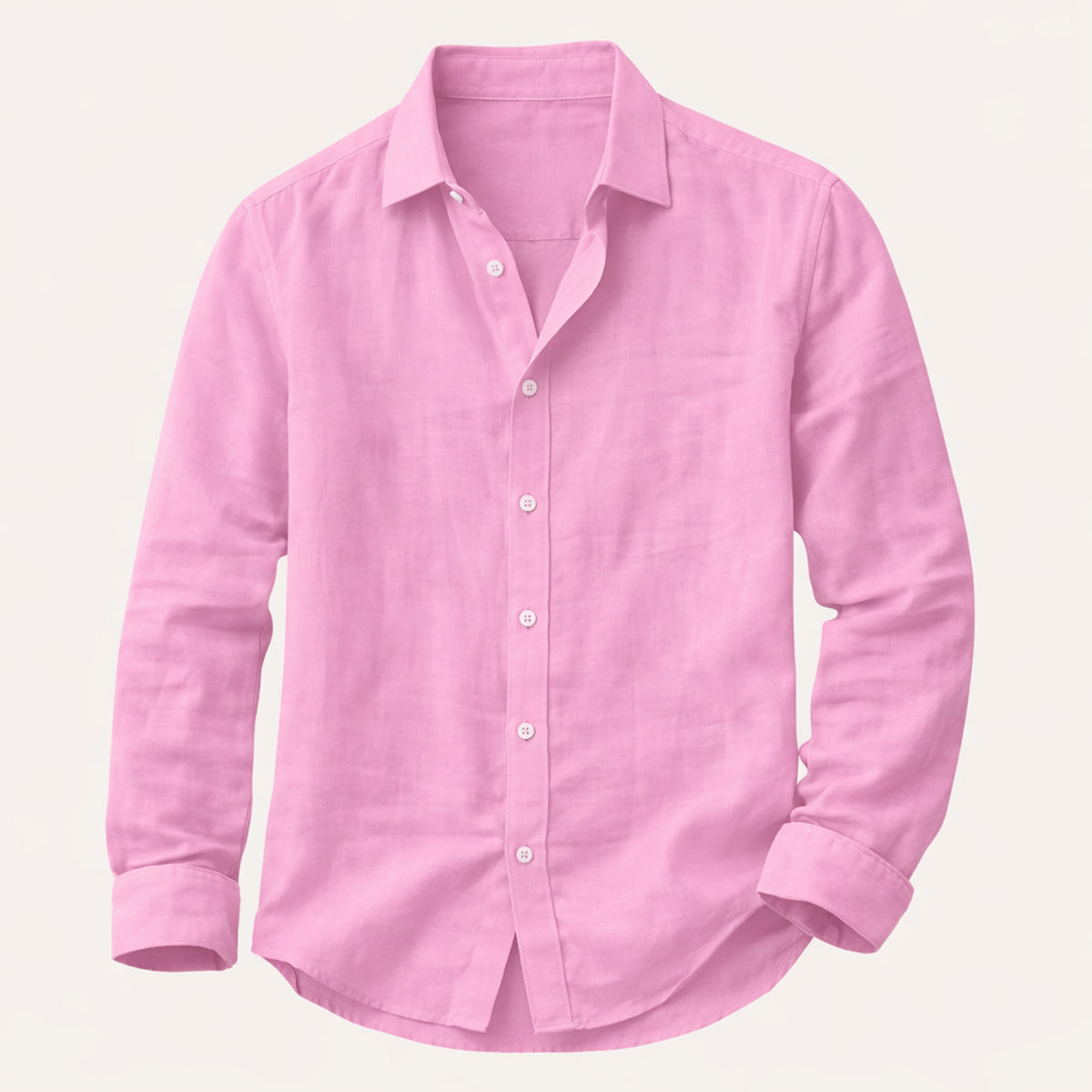 The Richmond Men’s Lightweight Cotton Linen Button Up Shirt