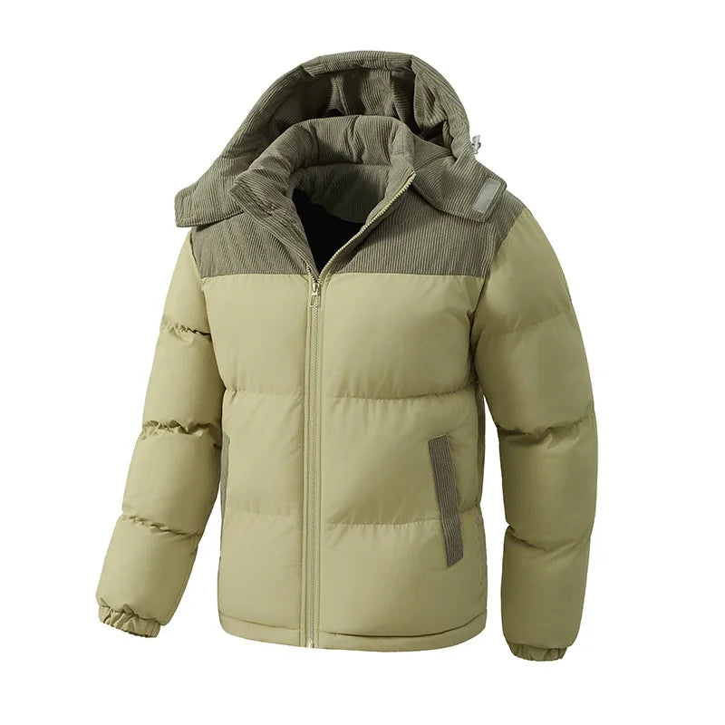 The Encinitas Men’s Contrast Panel Puffer Jacket