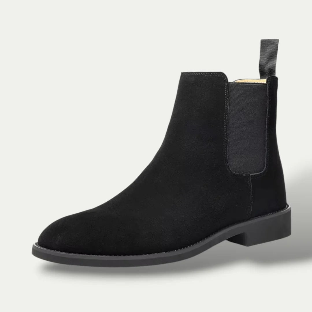 The Vienna Men's Suede Chelsea Boots - Genuine Leather Ankle Boots