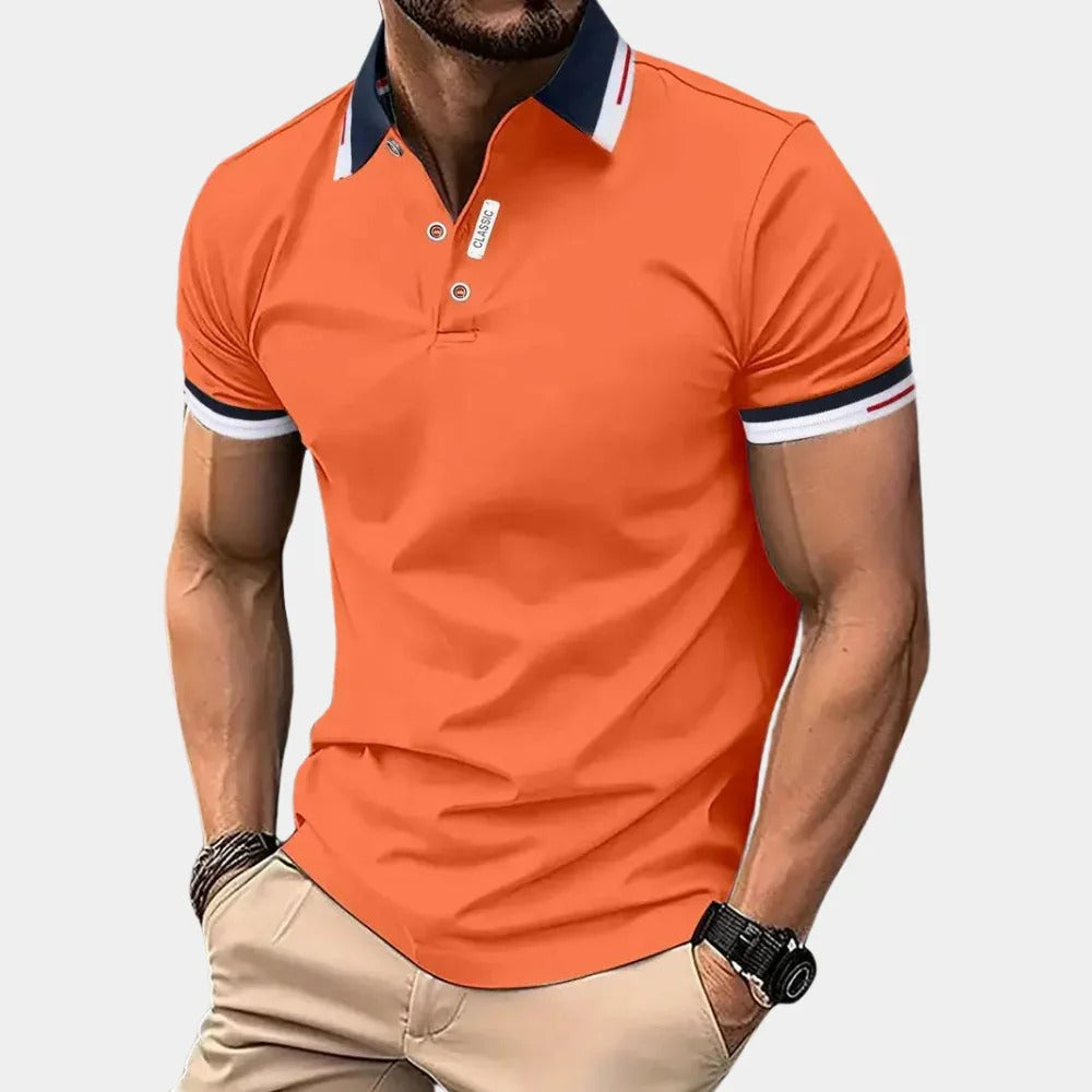 The French Quarter Men's Smart Casual Polo Shirt