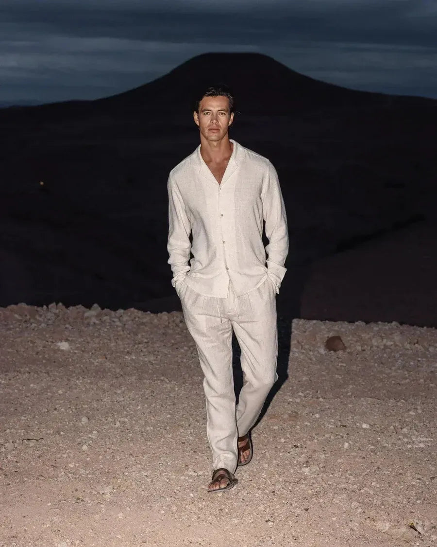 The Lisbon Linen Set – Summer Shirt & Pants for Men