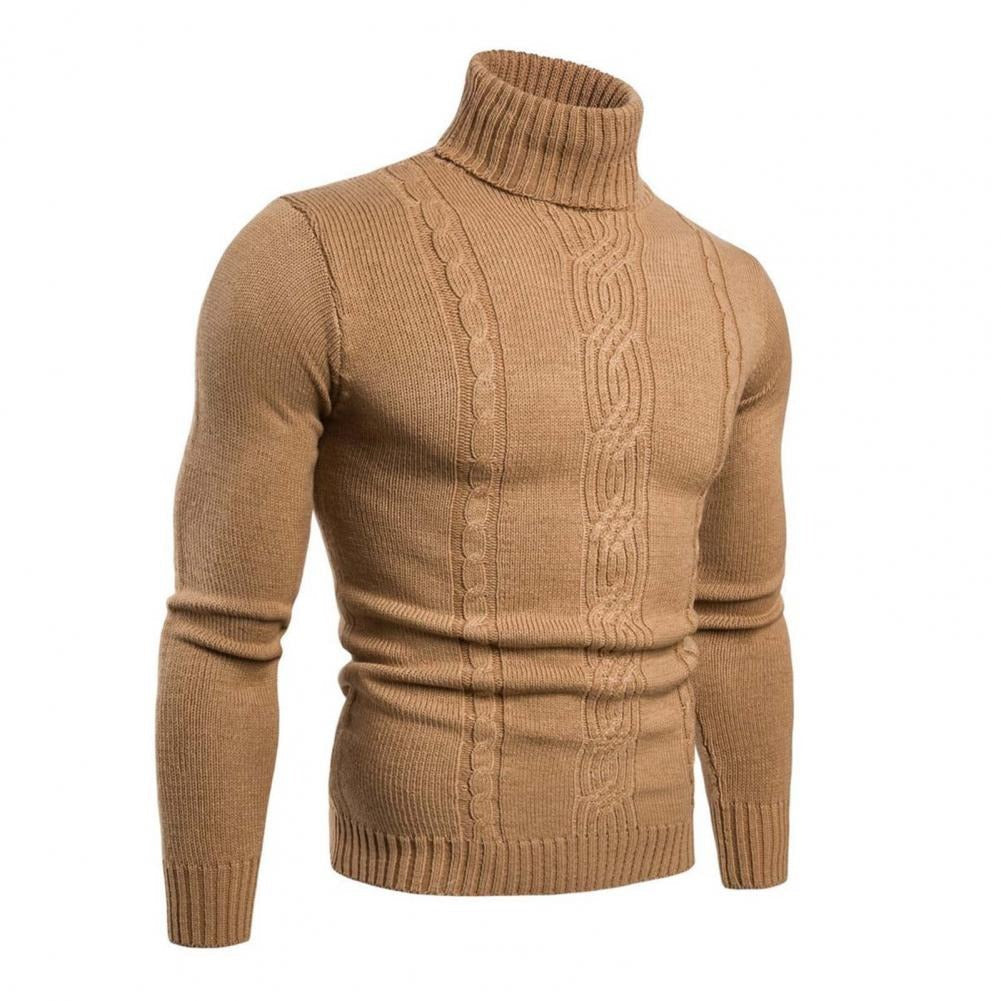 The Courchevel Knitted Turtleneck Sweater for Men - Merino Wool