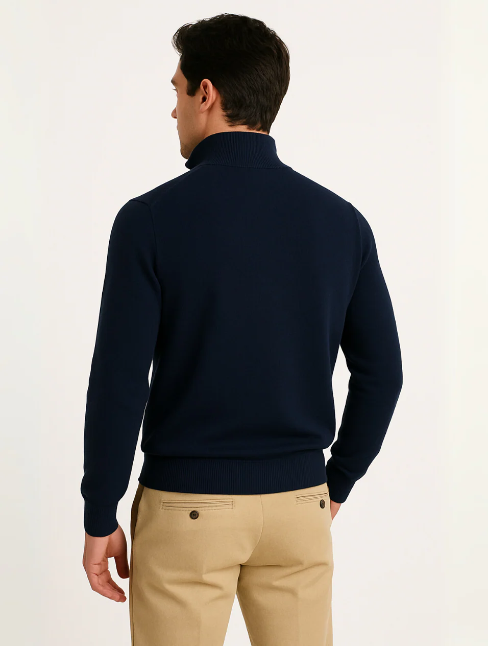 The Old Money Quarter Zip Sweater for Men