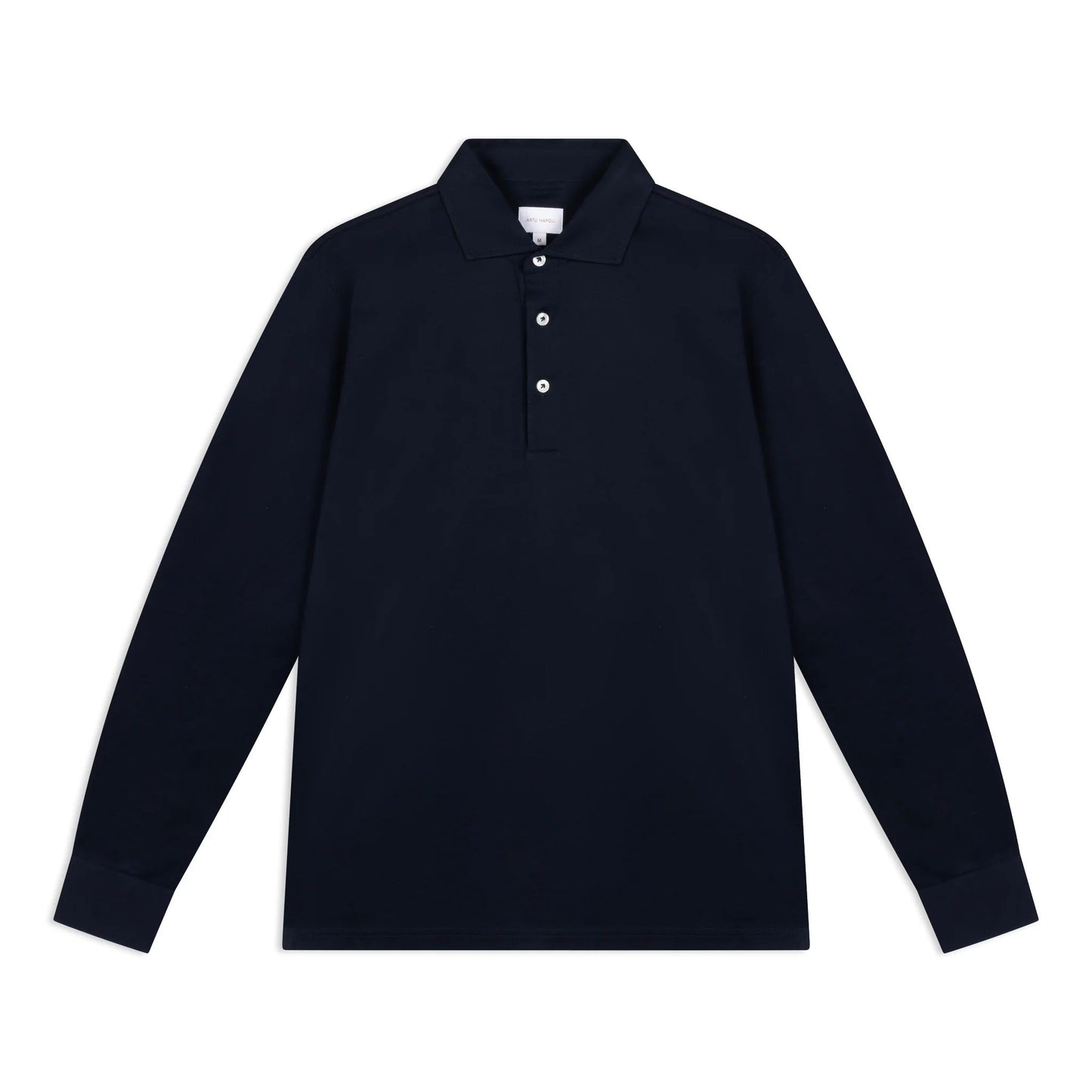 The Rodeo Drive Men's Smart Casual Cotton Polo Shirt - Navy Blue