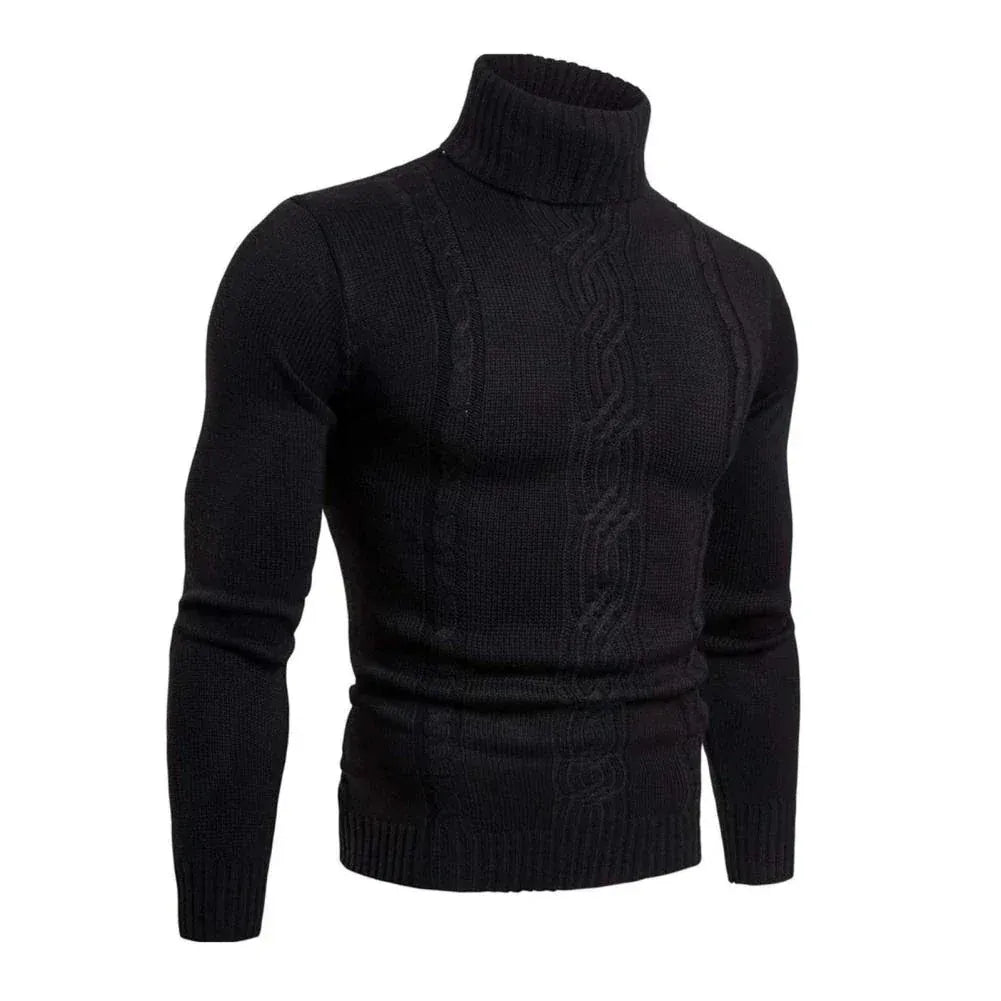 The Courchevel Knitted Turtleneck Sweater for Men - Merino Wool