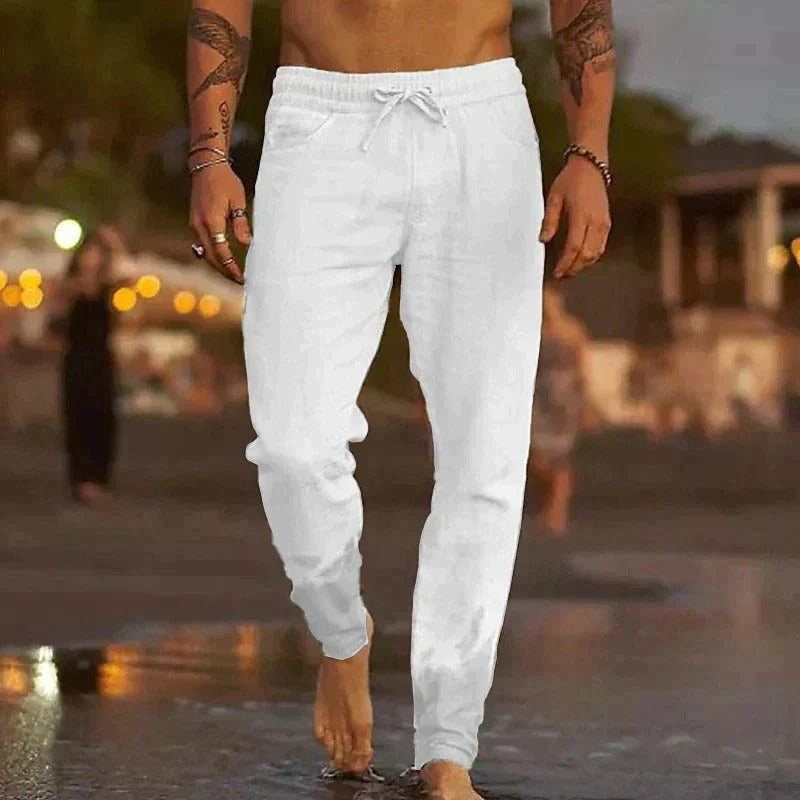 The Palermo Linen Jogger – Lightweight Summer Pants for Men