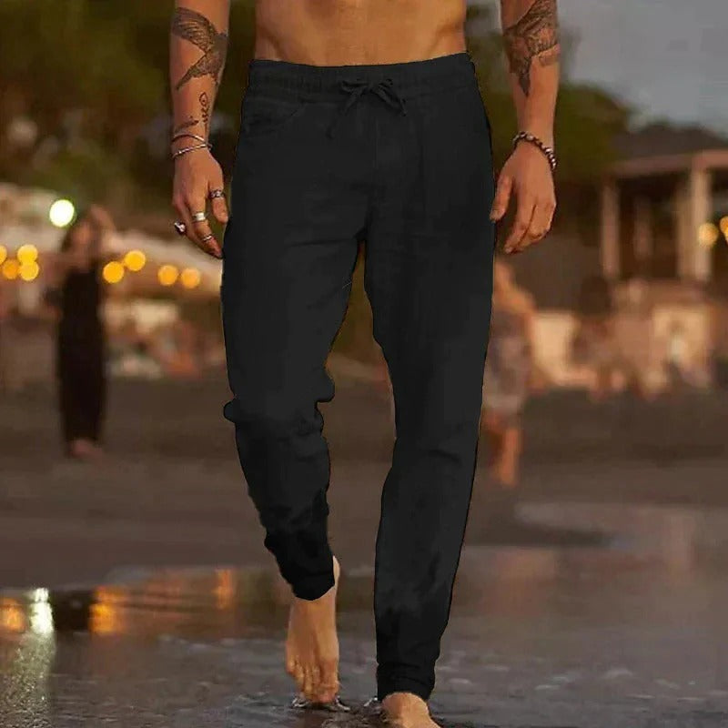 The Palermo Linen Jogger – Lightweight Summer Pants for Men