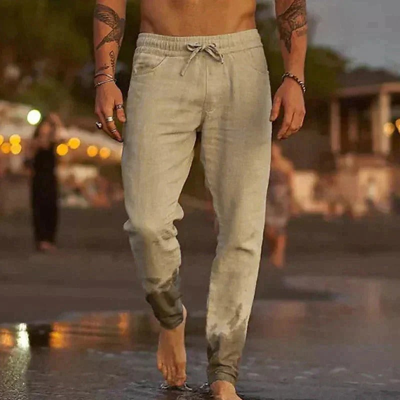 The Palermo Linen Jogger – Lightweight Summer Pants for Men