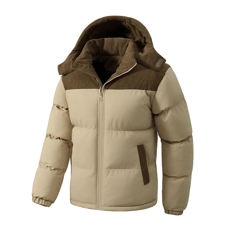 The Encinitas Men’s Contrast Panel Puffer Jacket