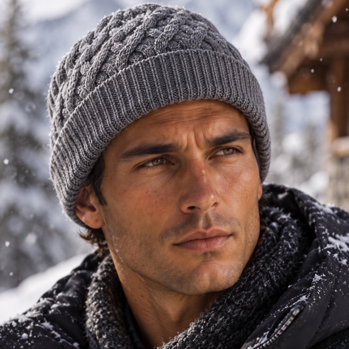 The Kingsley Men's Classic Ribbed Knit Beanie