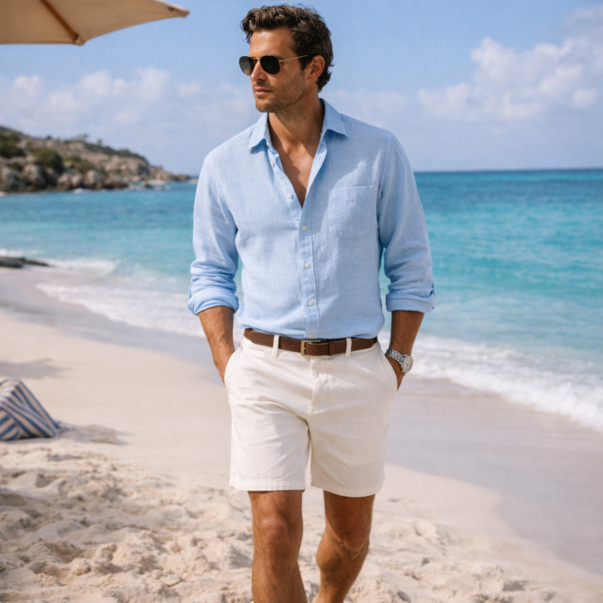 The Silverfield Ridge Men’s Casual Summer Street Style Shirt
