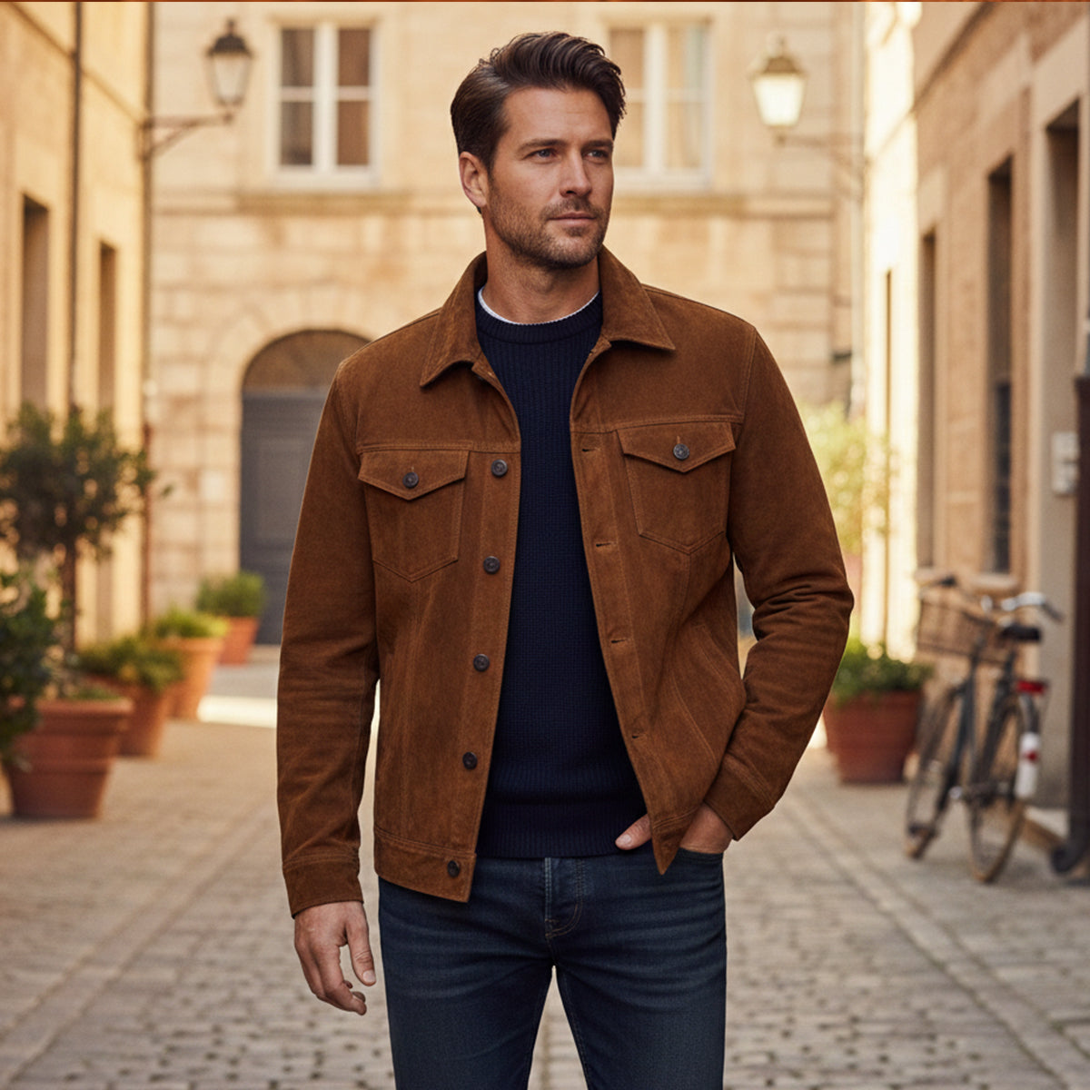 The Essex Men’s Waterproof Waxed Canvas Jacket
