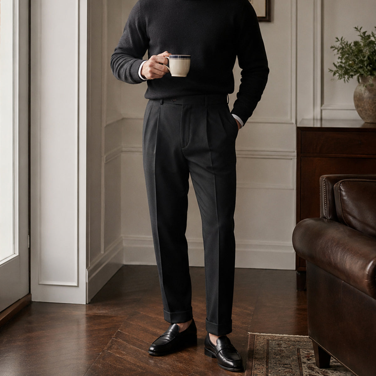 The Desenzano Men’s Classic Fit Formal Dress Pants