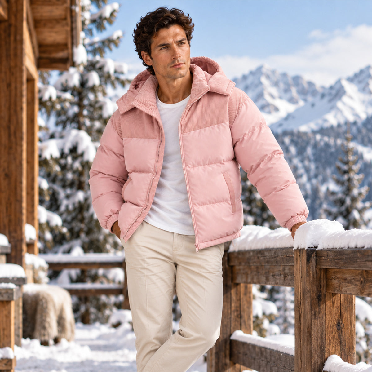 The Irvine Men’s Warm Hooded Puffer Jacket