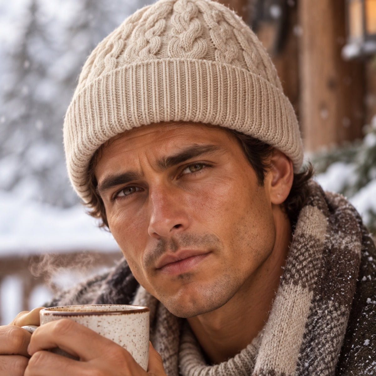 The Kingsley Men's Classic Ribbed Knit Beanie