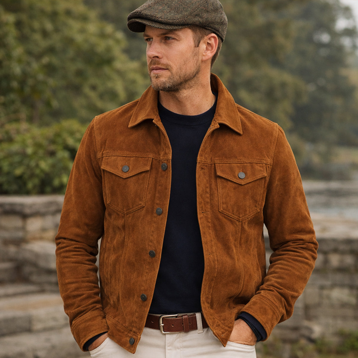 The Essex Men’s Waterproof Waxed Canvas Jacket