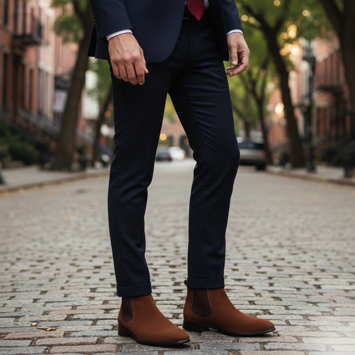 The Aldridge Men’s Retro Leather Ankle Chelsea Boots