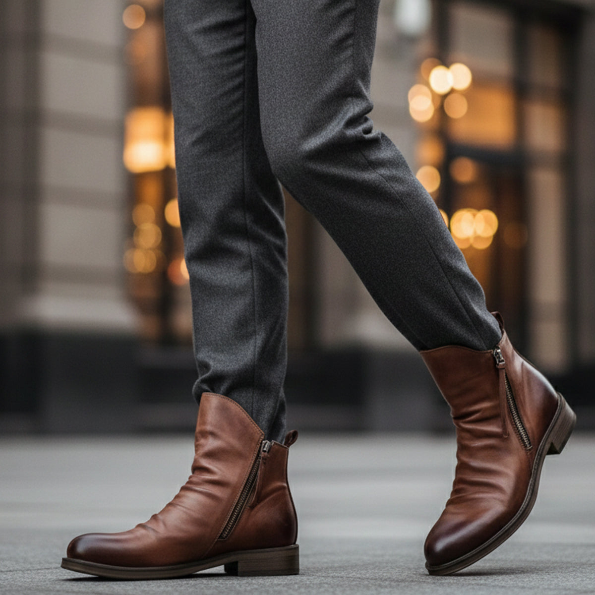 The Rue Honoré Men’s Leather Boots - Luxury Shoes