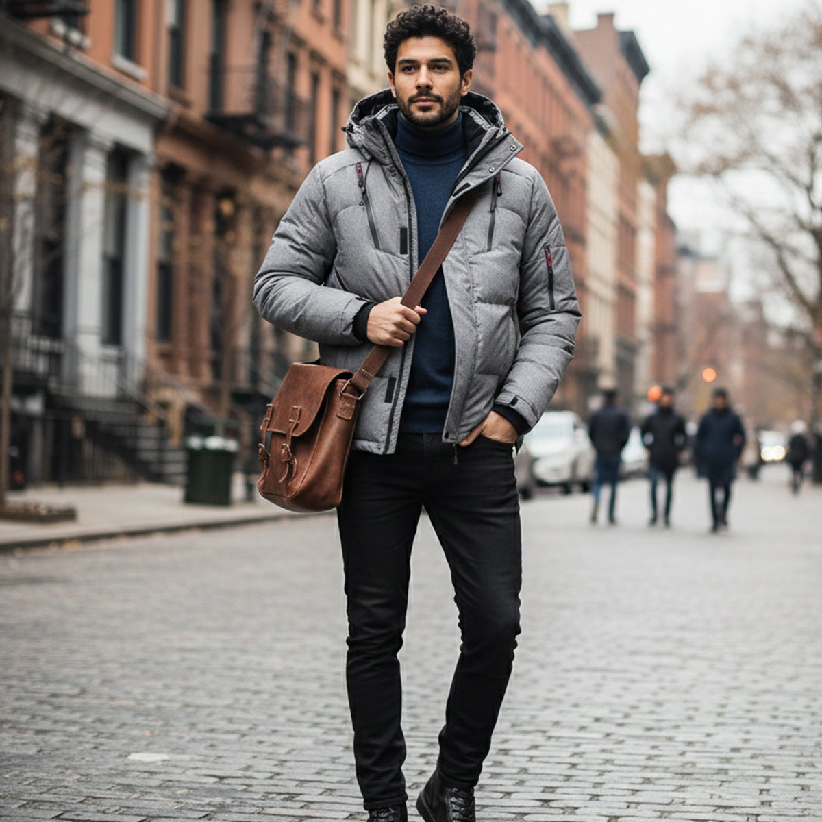 The Foxglove Men’s Insulated Winter Park Jacket with Hood