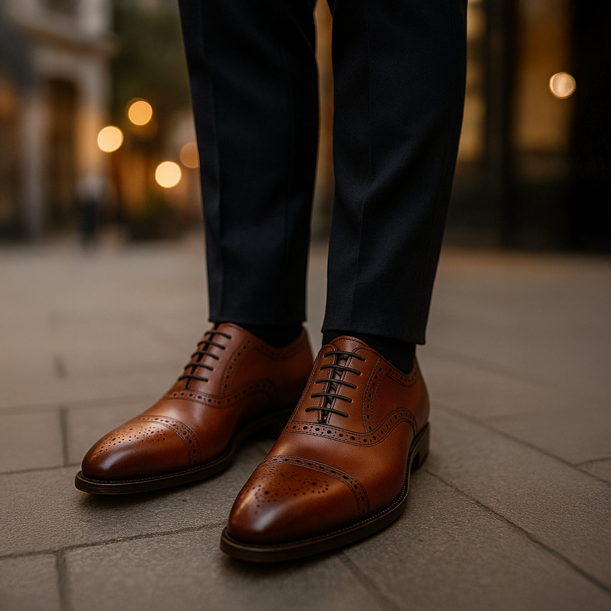 The Malcesine Men’s Leather Dress Shoes – Cowhide Formal Dress Shoes