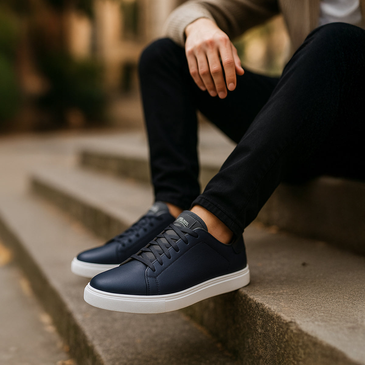 The Ashford Premium Leather Slip On Orthopedic Sneakers for men